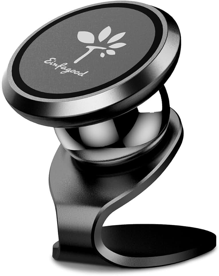 Handyhalterung für Auto Magnetisch, KFZ-Halterung für Handy, Clevere Smartphone-Halterung für das iPhone 11 / X / 10/8 / 7, Hitzebeständig, großer Neodym Magnet Ring (1 Handyhalter)