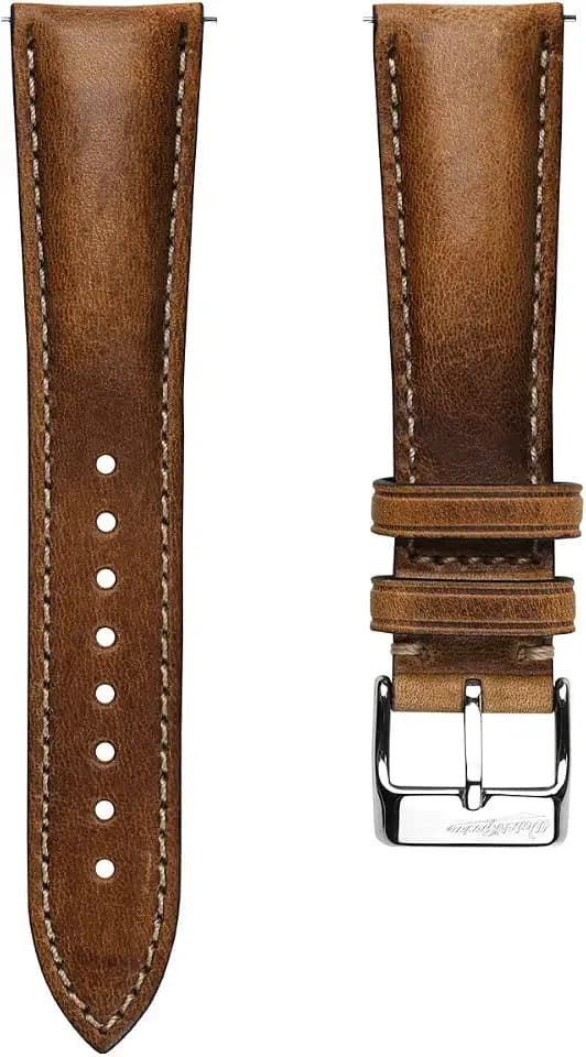WatchGecko Vintage Highley Leather Watch Strap