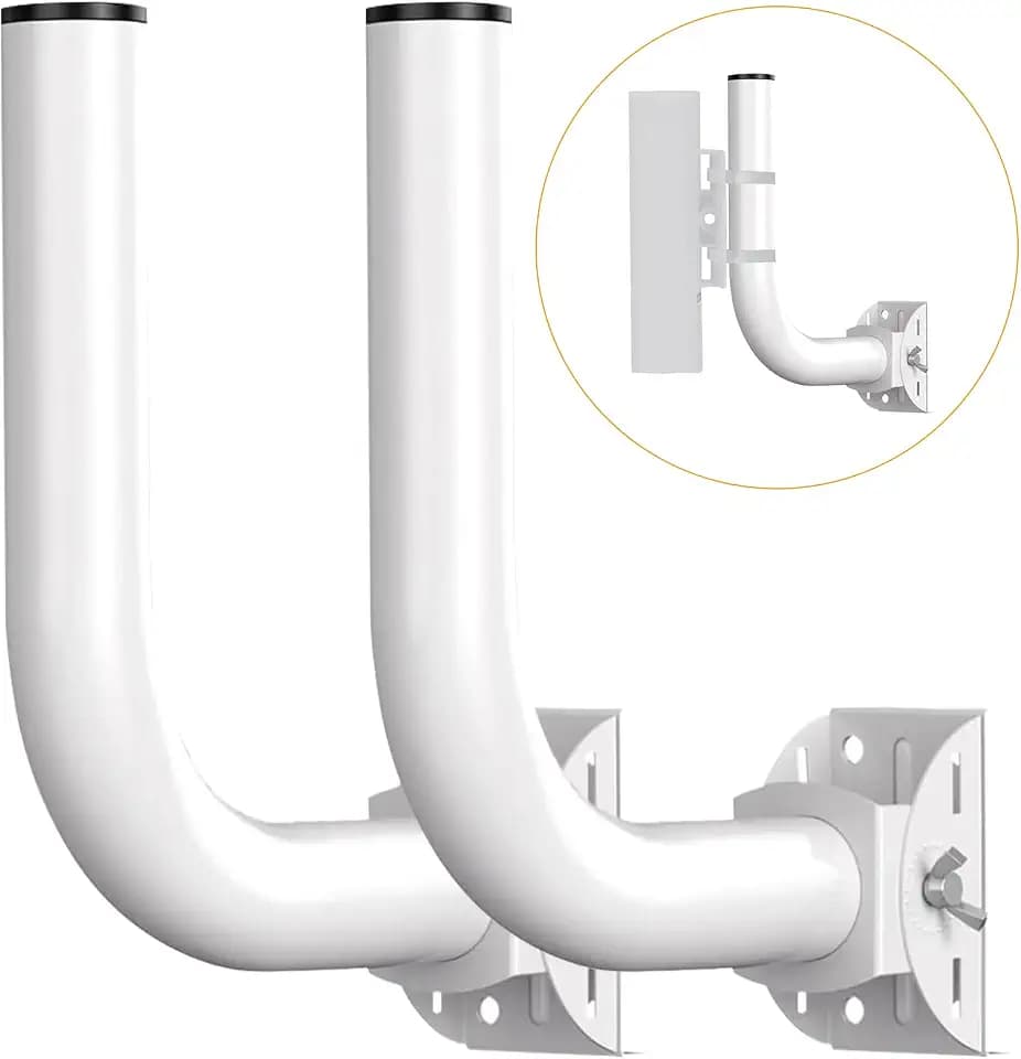 Networks Pole Mount Bracket, Universal 150° Adjustable Pole & Wall Mount for Ubiquiti Networks Unifi Access Point, Outdoor Point-to-Point WiFi CPE Client Bridge (2-Pack)