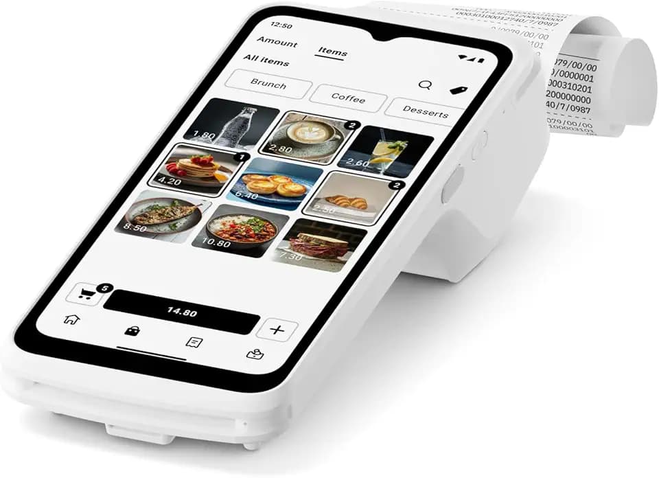 SumUp Terminal – Mobiles Kartenterminal mit integriertem Belegdrucker und Touchscreen