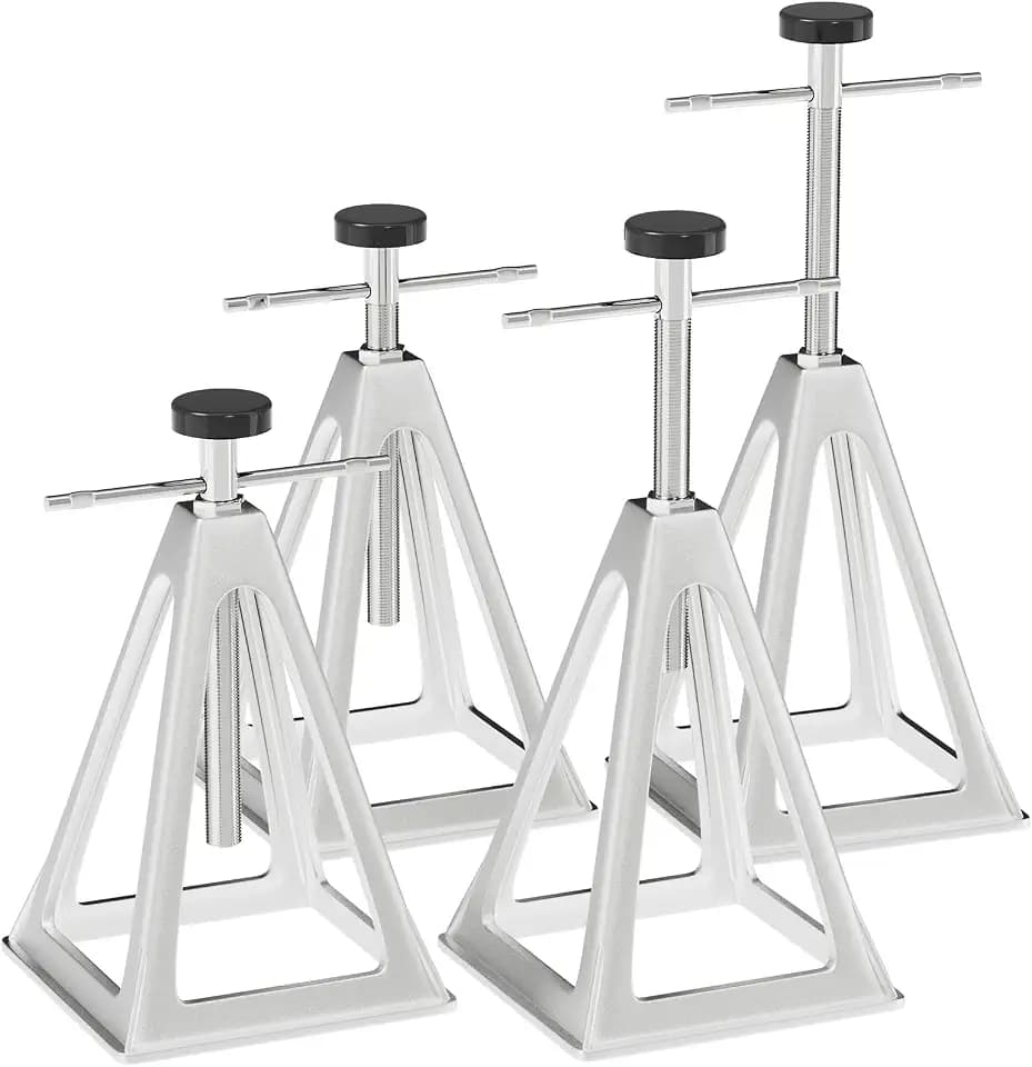 RVGUARD RV Stack Jacks 4 Pack, 6000 Lbs Aluminum Stabilizer Jacks
