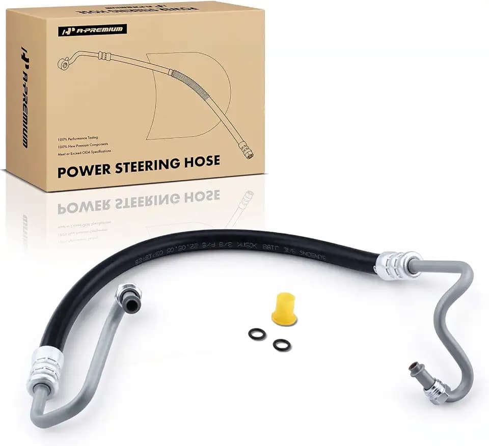 A-Premium Power Steering Pressure Hose Line Assembly, Pump to Gear/Rack