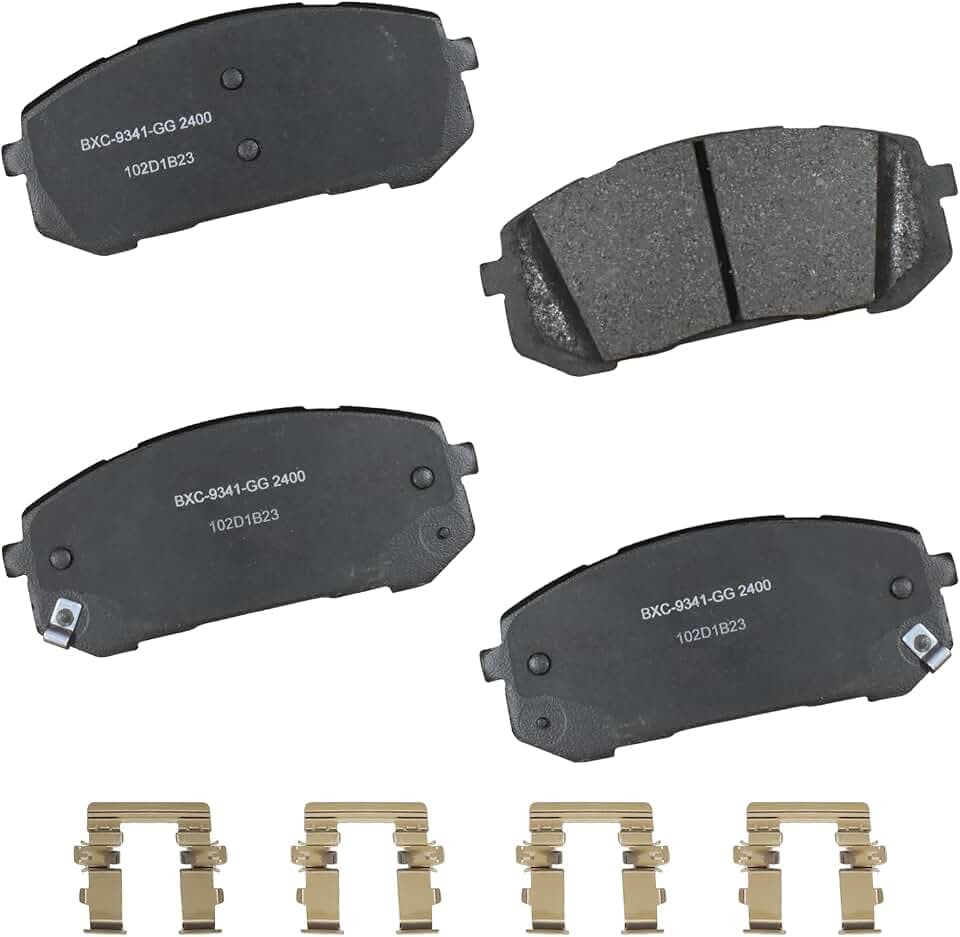 Bendix Premium SBC2400 Ceramic Front Brake Pads for Hyundai Elantra 2023-2021, Elantra N 2022