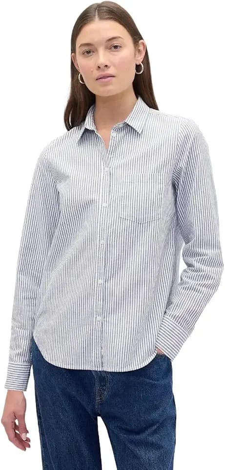 GAP Women's Classic Oxford Button Down Shirt