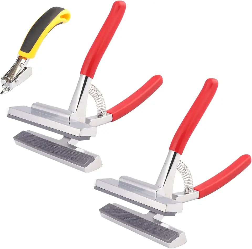 2 Pack Canvas Stretcher with One Staple Remover, Canvas Stretcher Pliers for Stretching Canvas and Tightening Leather On Sofas, Installing Posters and Other Similar Applications.by GENHAKON