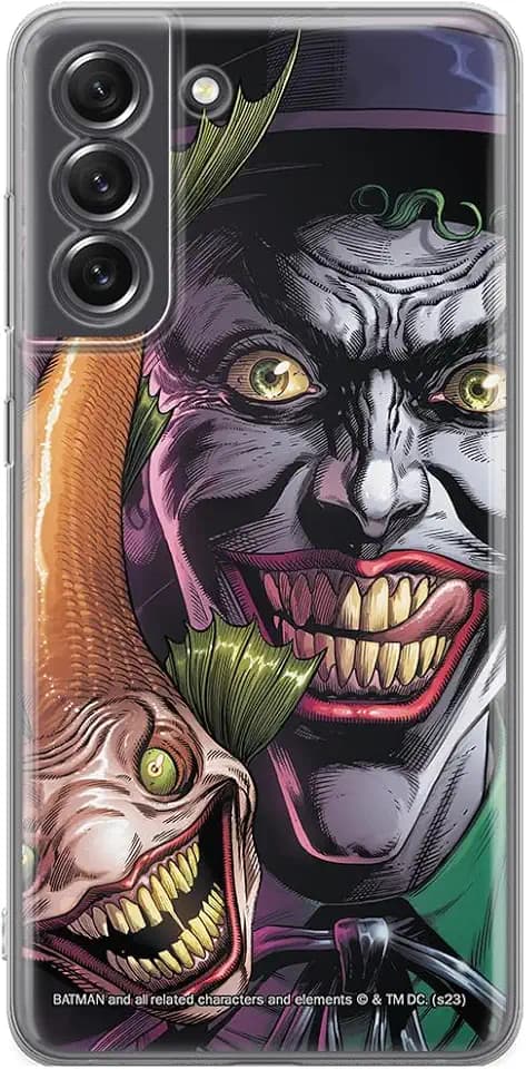 ERT GROUP Handyhülle für Samsung S21 FE Original und offiziell Lizenziertes DC Muster Joker 021 optimal an die Form des Handy angepasst, hülle aus TPU