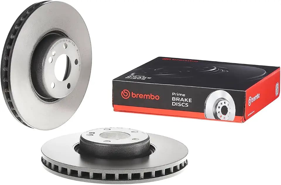 Brembo 09.D528.13 Co-cast two piece UV Coated Pillar Vented Brake Rotor MERCEDES-BENZ/MERCEDES-BENZ (BBDC) OE# A0004212712