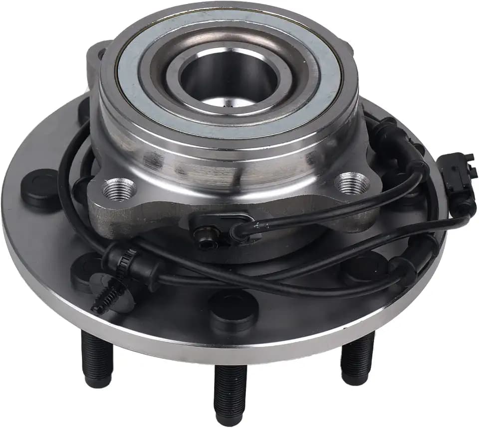 KUSATEC 515101 Front Wheel Bearing and Hub Assembly Compatible with Dodge Ram 1500 2500 3500 2006 2007 2008, 8 Lug Bolts w/ABS