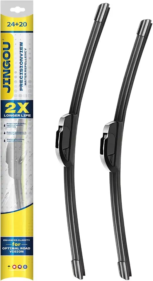 24''+20'' Front Windshield Wiper Blades Compatible with 2007-2011 Toyota Camry,2010-2021 Toyota 4Runner OEM QUALITY Premium All-Season Automotive Replacement Wipers (Pack of 2)