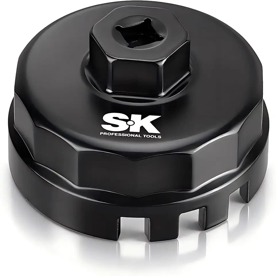 SK 64mm 14 Flutes Toyota Oil Filter Wrench, 3/8" Drive, 2.5-5.7L Engine