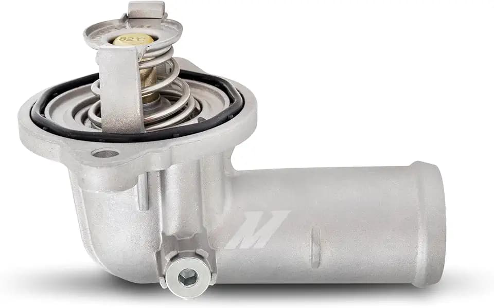 Mishimoto MMTS-WRA-12V2 Thermostat with Housing, Compatible with Wrangler JK 2012-2018, 180F