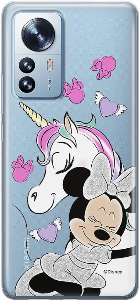 ERT GROUP Handyhülle für Xiaomi 12 / 12X Original und offiziell Lizenziertes Disney Muster Minnie 036 optimal an die Form des Handy angepasst, teilweise transparent