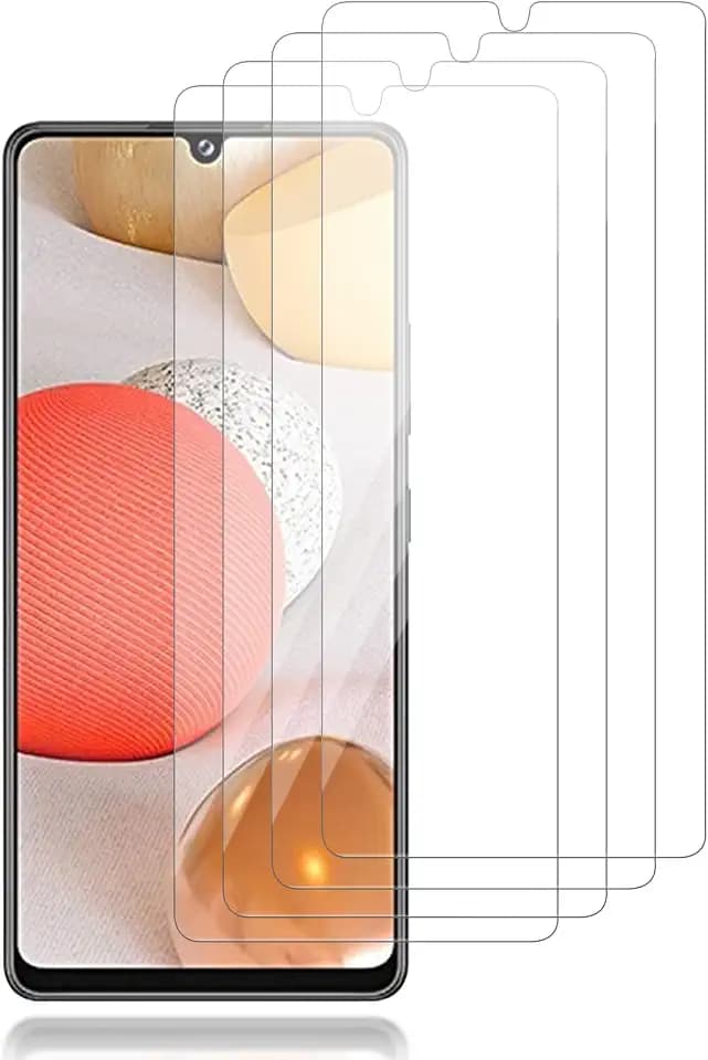 4 Pack Glass Screen Protector Compatible for Samsung Galaxy A42 5G / SM-A426 A426B A426B/DS [9H Hardness]-HD Screen Tempered Glass, Scratch Resistant,[Case Friendly][Bubble Free]