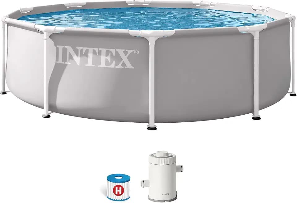 Intex 26702ND 3,05 m x 76 cm Prism Frame Premium Pool Set (inkl. Filterpump)