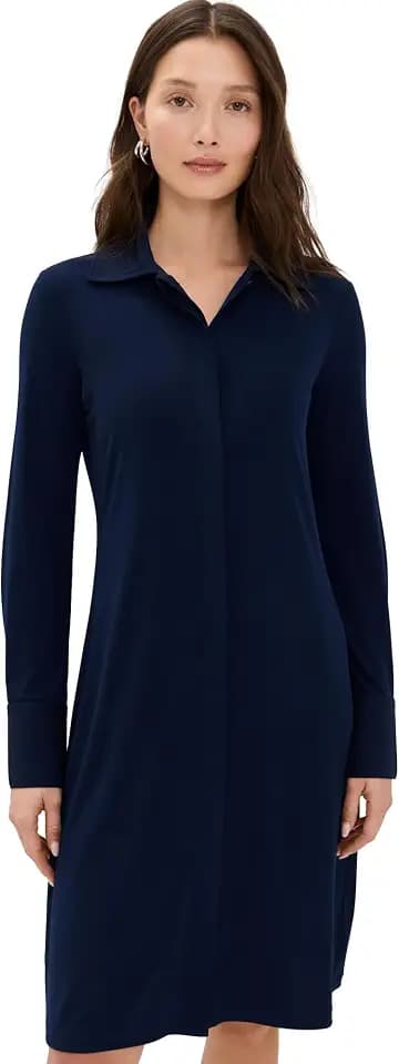 Vince Women's Long Sleeve Polo Dress