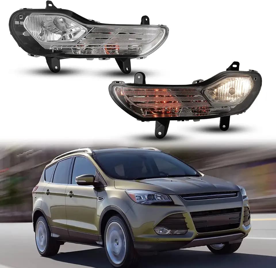 Nixon Offroad Fog Lights Assembly for 2013-2016 Ford Escape