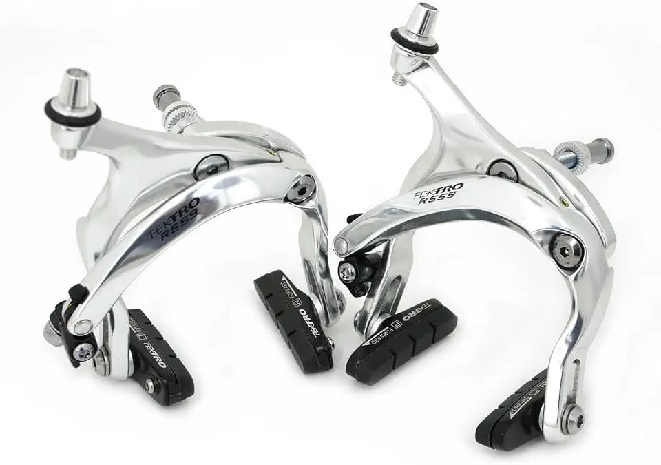 Tektro R559 Caliper Brake Set Long Reach 53-73mm, Silver #ST1414_Silver