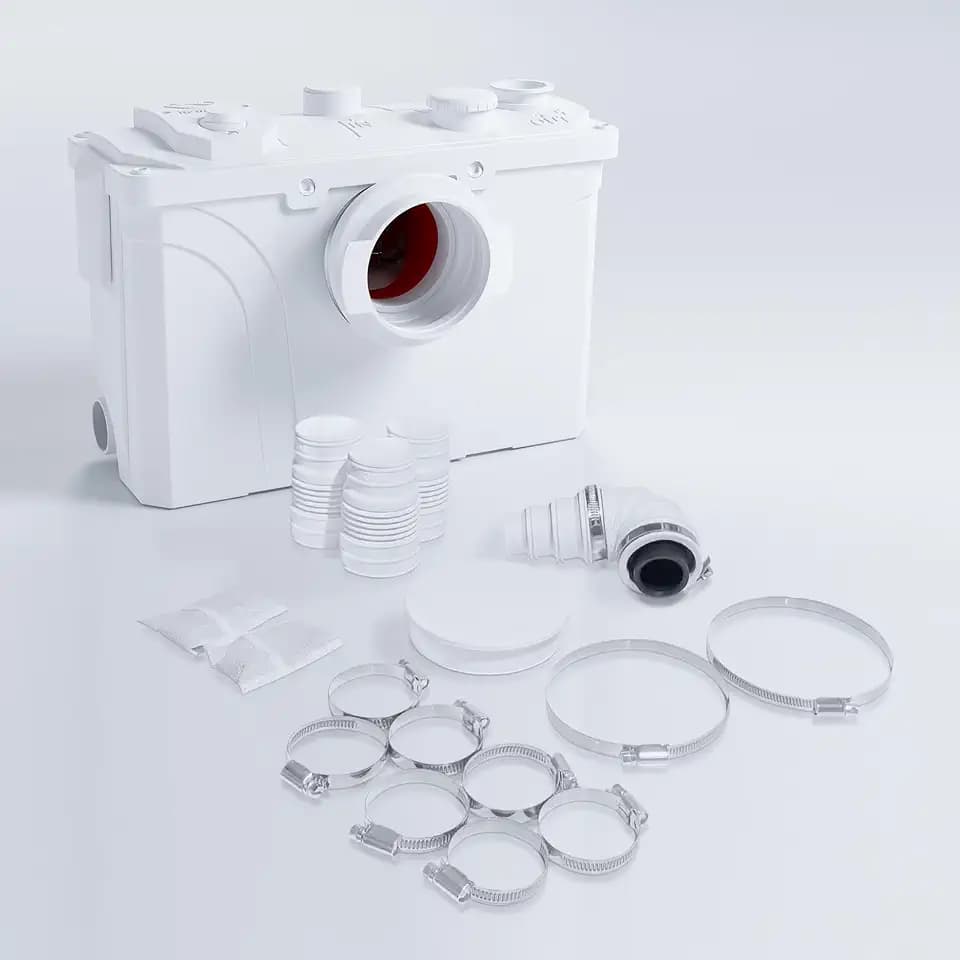 700W Abwasserpumpe, 4Ein, 190L/min, 10mHub/100m