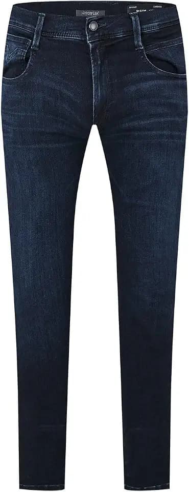 Replay Herren Jeans Anbass Slim-Fit mit Power Stretch