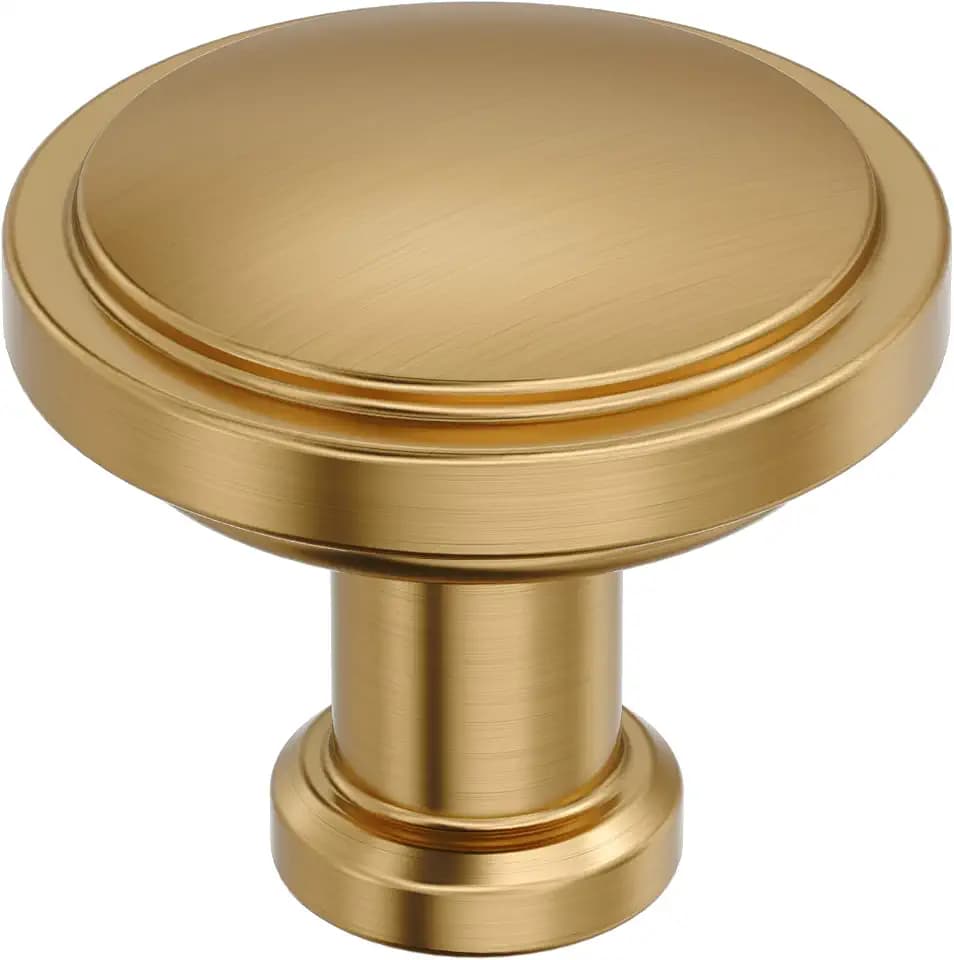 Amerock 1-1/4" Round Faircrest Champagne Bronze Cabinet Knob
