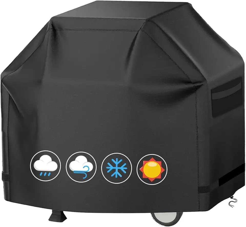 Grill Cover 52 Inch 600D Outdoor Barbecue Covers BBQ Gas Grill Cover