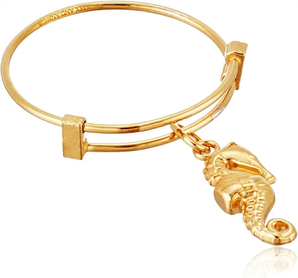Alex and Ani Seahorse Charm Ring