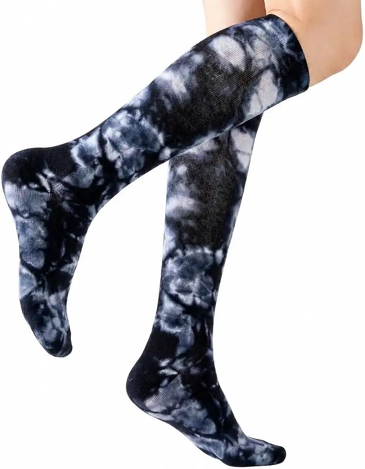 Compression Socks for Women Men 20-30mmHg Knee High 1 Pairs for Running,Athletic All Day Wear