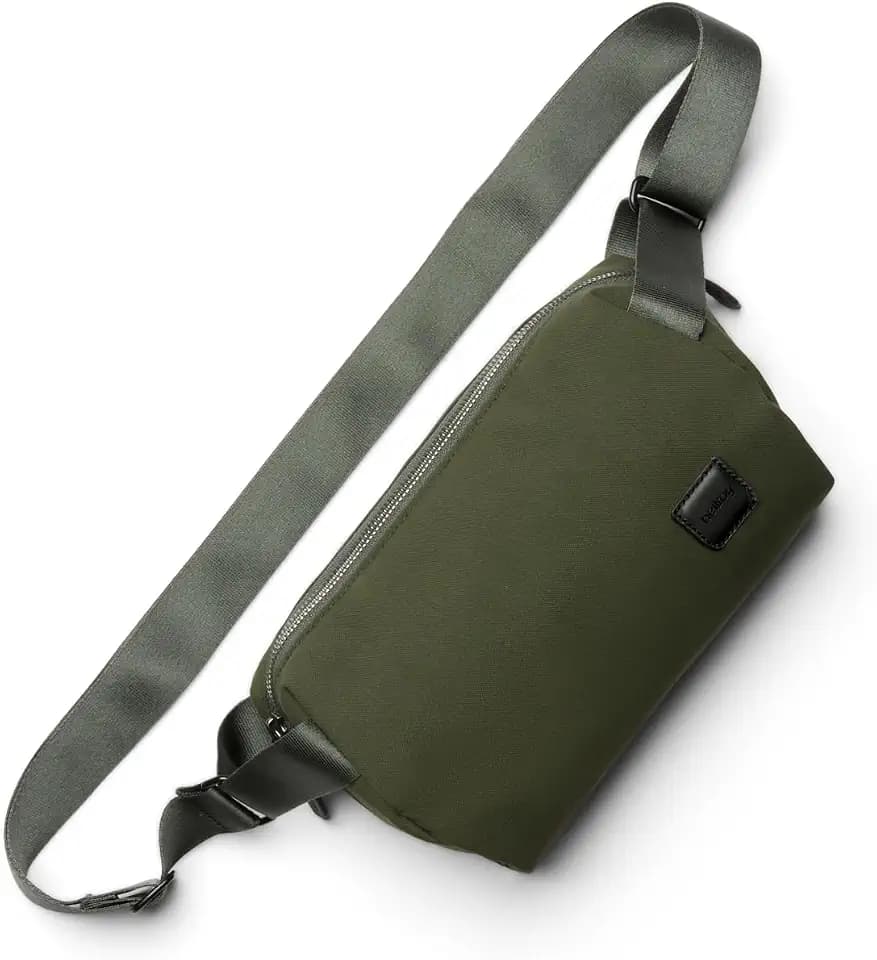 Bellroy Classic Sling 3L, Minimalist Crossbody Bag - Olive