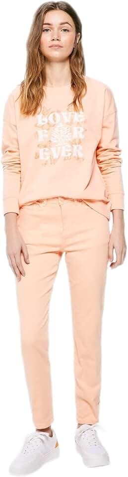 Springfield Women's Slim Cropped Eco Dye Jeans