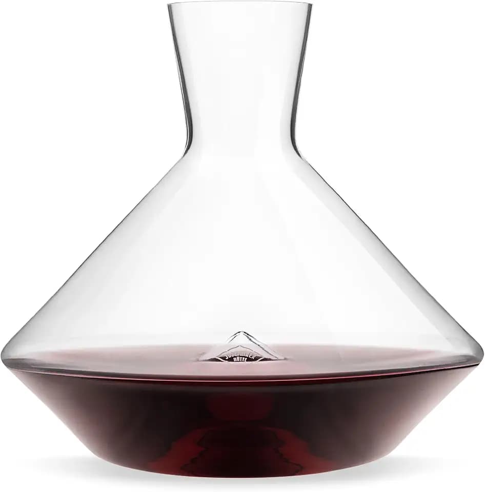 Josephinenhütte® JOSEPHINE N° 8 Decanter Magnum [FUNKTIONAL & ELEGANT] - handgefertigt & mundgeblasen - für 1,5l Weinflaschen - perfektionierte Form für optimale Belüftung