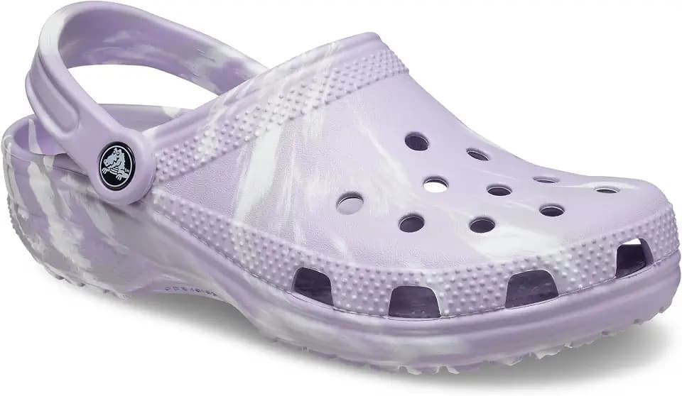 Crocs Unisex Clogs Lavendel/weiß/grau M6W8, 38 EU