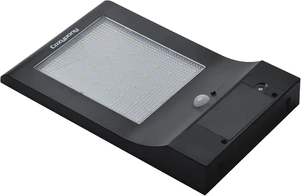 Solarleuchten, Cozypony® 850 Lumen 48 LED Solarlampe Helle Solar Betriebener Wasserdicht Drahtlos für Wand Garten Hof Multimode