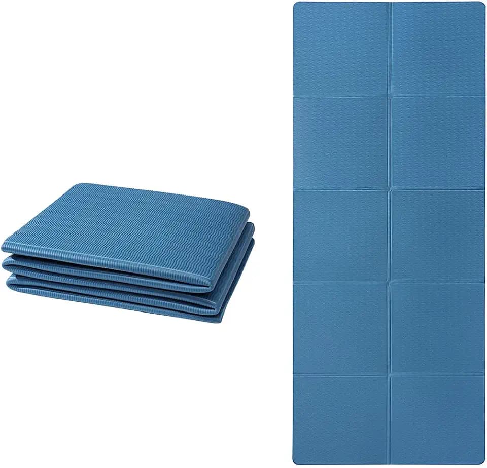 Narwhal Yogamatte Faltbar Yoga Matte Rutschfest TPE 183x61x0,6cm