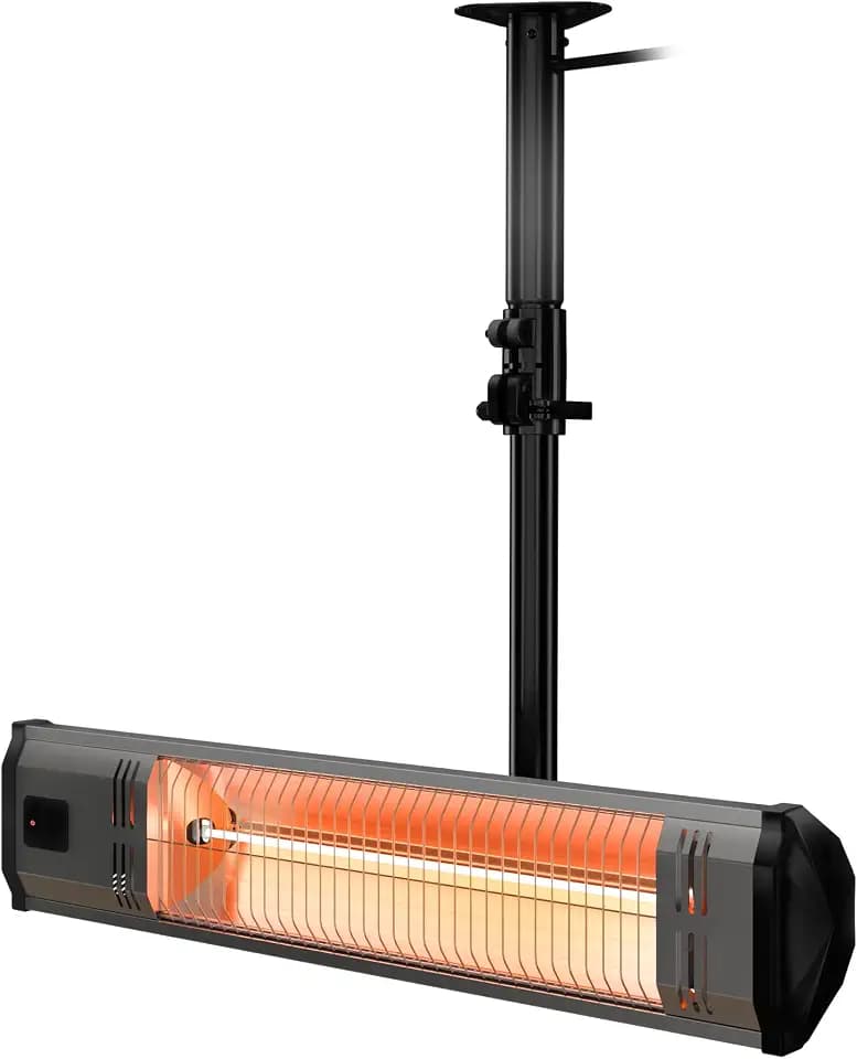 Heat Storm Tradesman Telescoping Ceiling Mount Infrared Heater, 1500 Watt