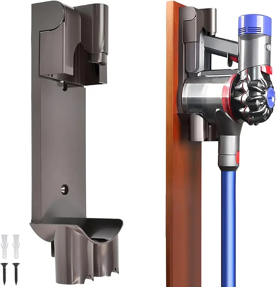 Wandhalterung Ladestation Kompatibel mit Dyson V7 V8 Staubsauger Dockingstation für Akku Staubsauger ABS Kunststoff 32 x 10 cm Sichere Wandmontage mit Schrauben und Dübeln für Wohnung Garage