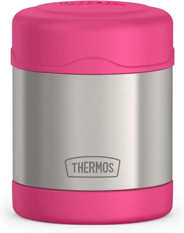 THERMOS FUNTAINER Kids Food Jar, 10oz, Pink