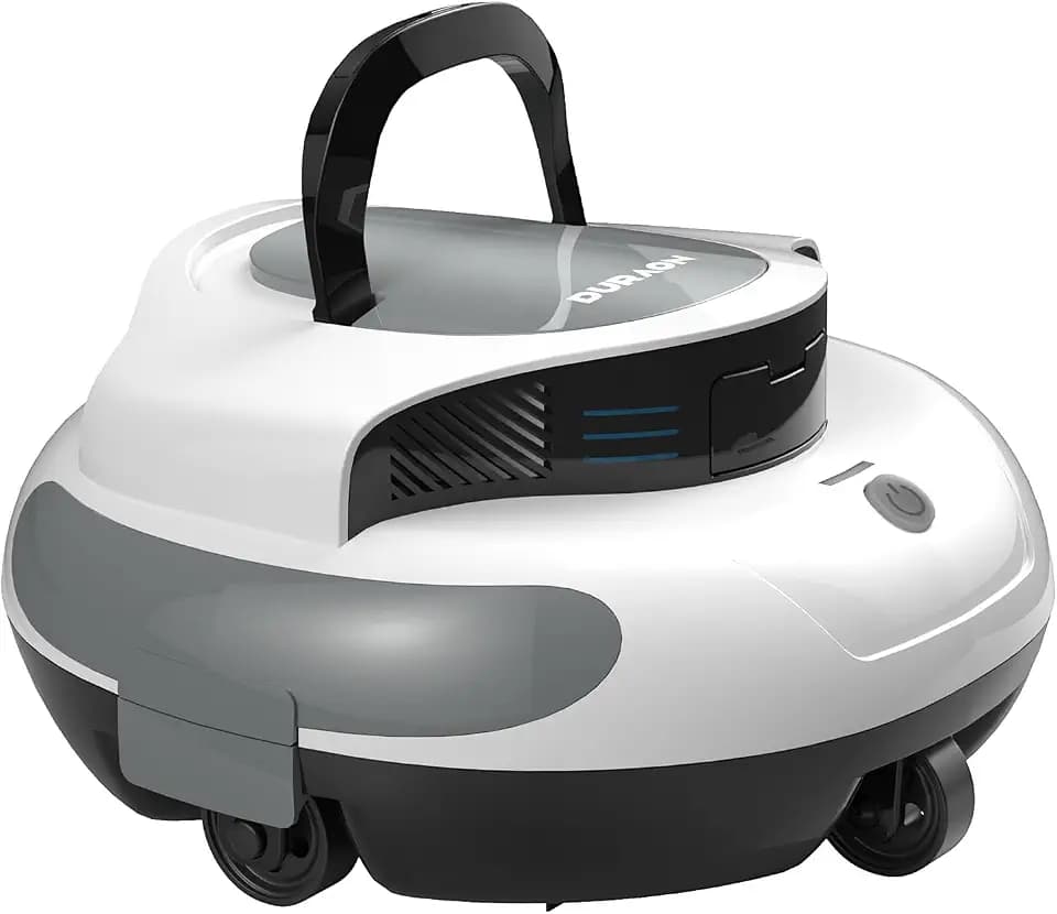 Cordless Automatic Pool Cleaner, Dual High-Suction 35W Motors