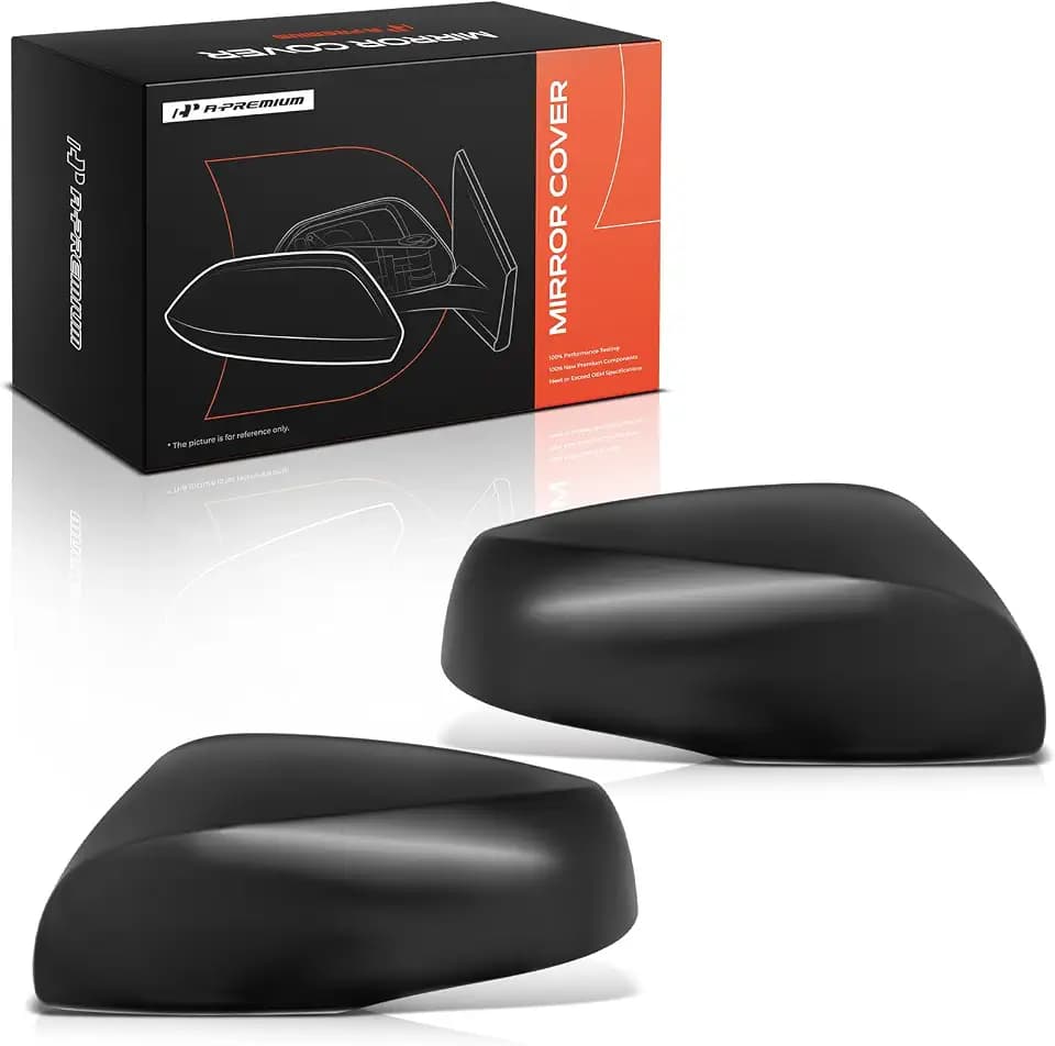 A-Premium Driver and Passenger Side Rearview Mirror Covers Caps