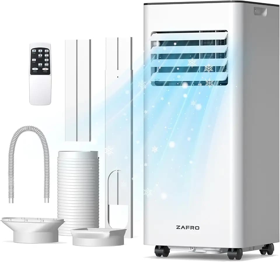 ZAFRO 10000 BTU Portable Air Conditioners, Cools Up to 450 Sq.Ft