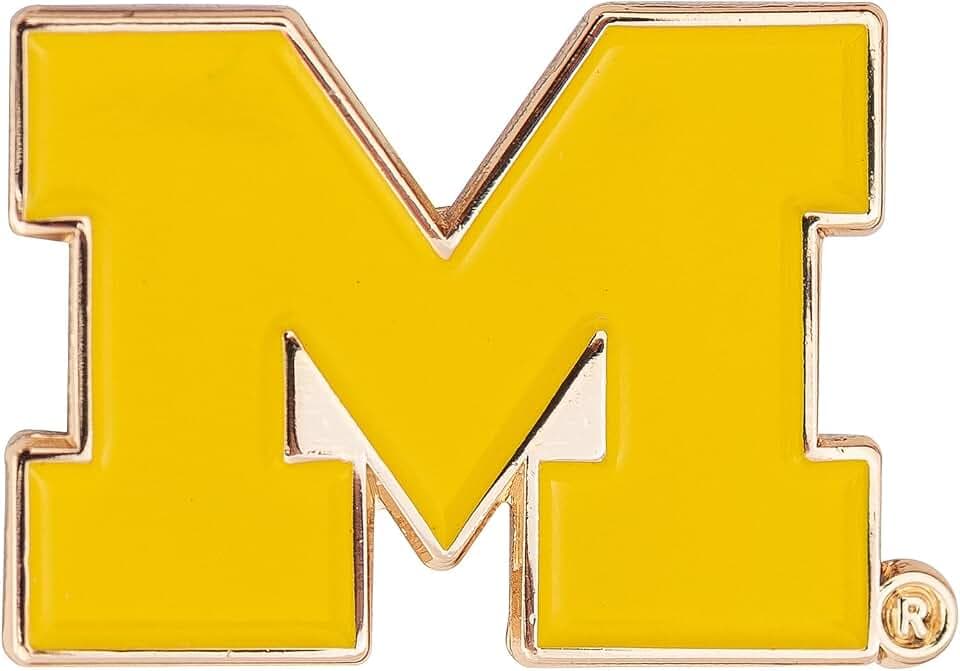 Desert Cactus University of Michigan Metal Lapel Pin Enamel Finish (A)
