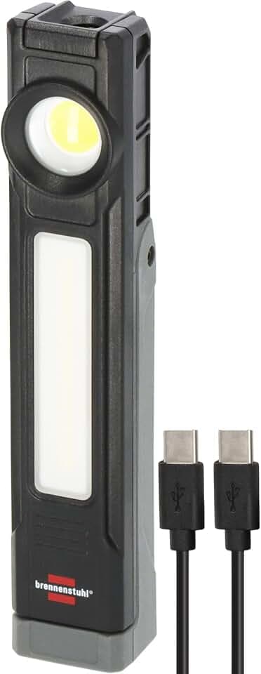 Brennenstuhl Akku LED Handlampe HL 900 A/Arbeitsleuchte mit Magnet