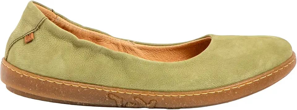 EL Naturalista N5300 Koralle, Flache Damen-Sandalen, LIKEN, Größe 36