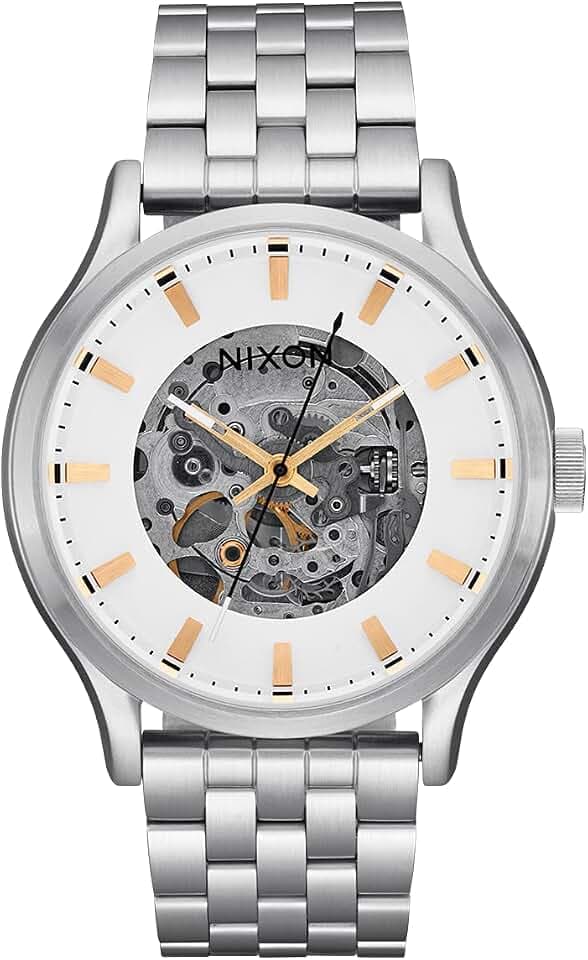 Nixon Spectra A1323 - Automatische Modeuhr (40mm Zifferblatt, 20mm-18mm Edelstahlband)
