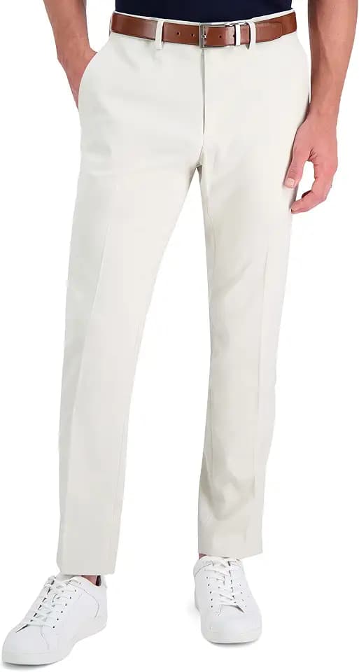 Kenneth Cole Reaction Men's Solid Performance Slim Fit Dress Pant