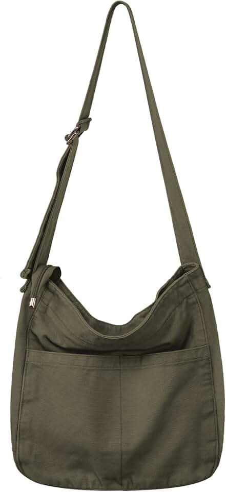 Etercycle Canvas Tote Bag for Women, Large Crossbody Hobo Bag Casual Bag