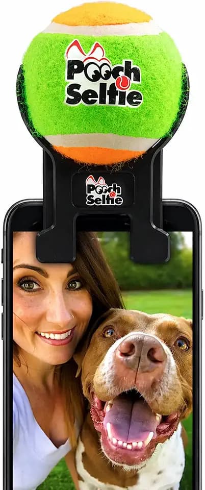 Dog Camera Toy Get Your Dog to Look at the Camera Instantly | Perfect Photos & Videos | Phone Clip with Attention-Grabbing Ball | As Seen on Shark Tank