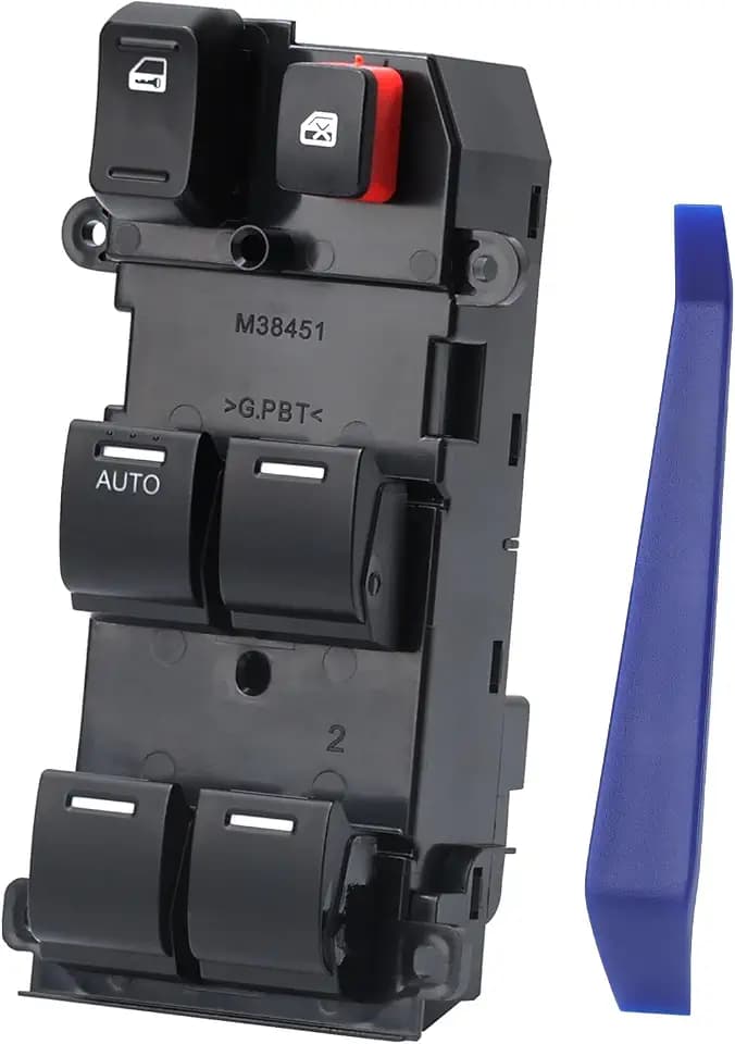Master Power Window Switch | Front Left Driver Side | Compatible with 2007-2011 Honda CR-V | Replaces OE 35750-SWA-K01
