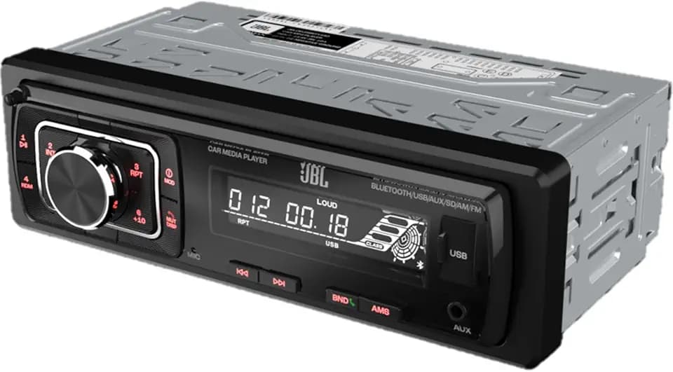 JBL Celebrity 150 Autoradio – Bluetooth Freisprechfunktion, USB & SD, MP3-Wiedergabe, UKW-Radio, AUX-Eingang, 4x50W – 1-DIN Autoradio mit LCD-Display