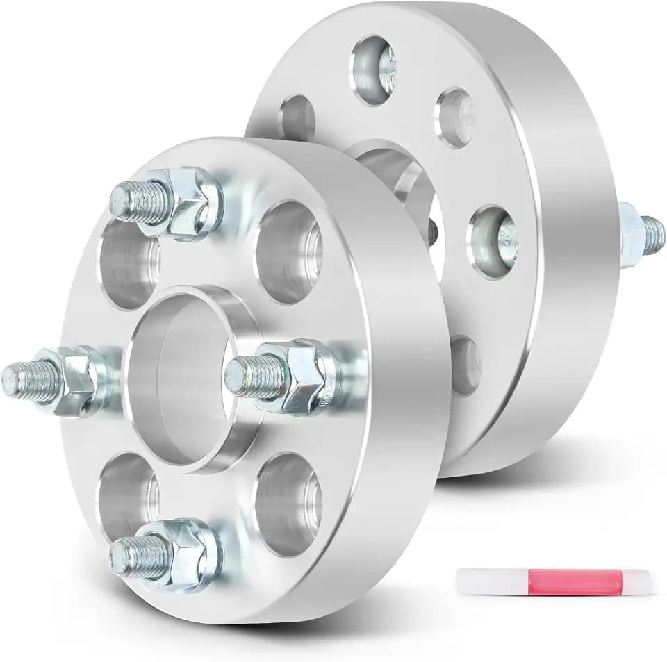 SCITOO 2Pcs 4x100 Wheel Spacers 1.25 inch for Mazda/for Toyota Silver