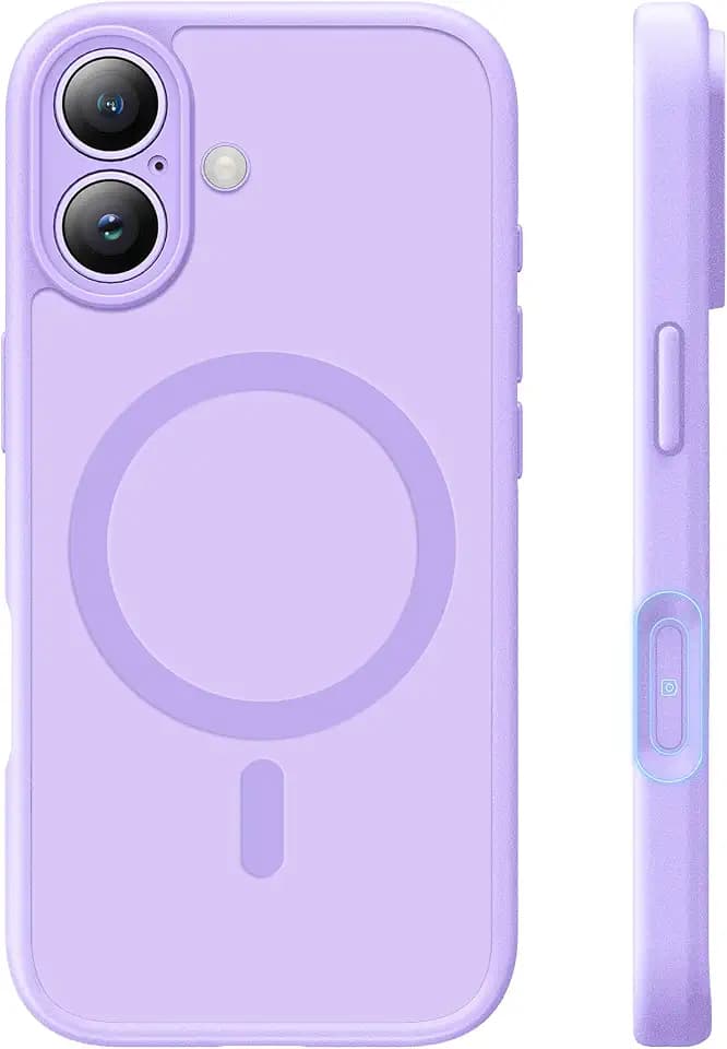 TAURI for iPhone 17 Case, Compatible with MagSafe, Light Purple
